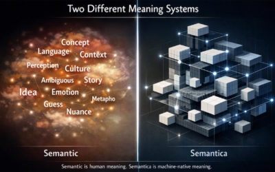 SEMANTIC vs. SEMANTICA – Human Meaning and Machine Meaning Require Different Terms